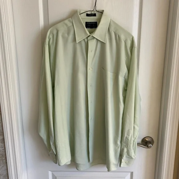 Alexander Julian Shirts | Colors By Alexander Julian L Lite Green Dress Shirt. | Color: Green | Size: 16.5 | Kjp2025's Closet Alexander Julian Shirts | Colors By Alexander Julian L Lite Green Dress Shirt. | Color: Green | Size: 16.5 | Kjp2025's Closet